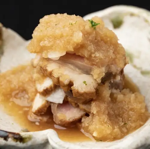 鸭胸肉配芜菁[梨子日式酱汁]