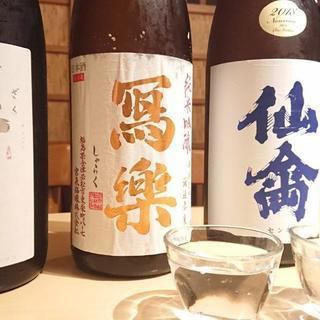 Collaboration of fresh seafood and sake