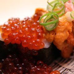 Exciting! The ultimate in luxury! "Fisherman's Nokke Sushi" "Uonosu Specialty Sushi" with a generous amount of high-class ingredients