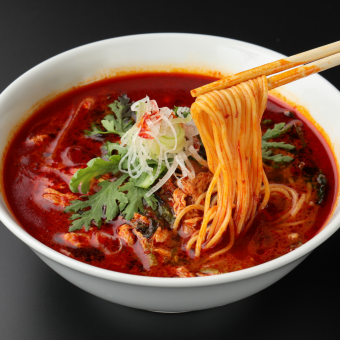 Yukkejang ramen (spicy, normal, spicy, extra spicy)