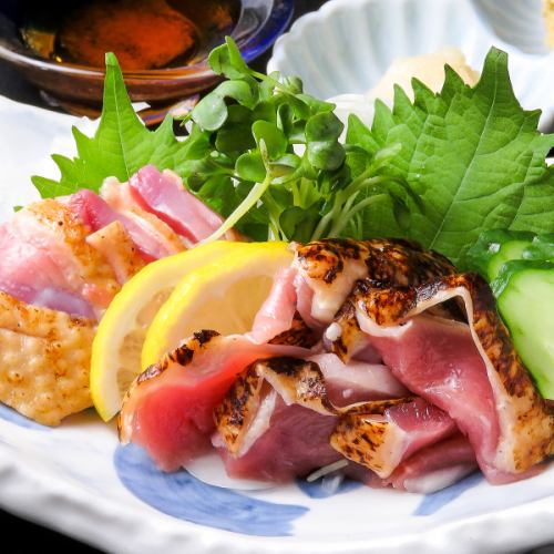 Broiled sashimi