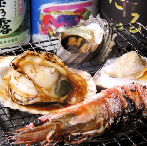 [Hamayaki], where you can enjoy seasonal seafood, is a popular gem!