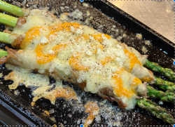 아스파라 돼지 감기 치즈