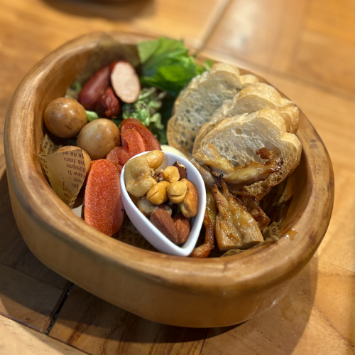 Homemade smoked assortment