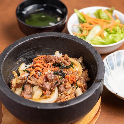 [Popular] Stone-baked bulgogi lunch set