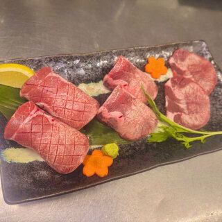 Assortment of 3 types of beef tongue ♪