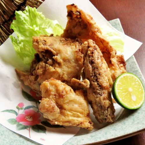 Deep-fried tiger blowfish