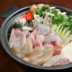 Torafuguchiri nabe (one serving)