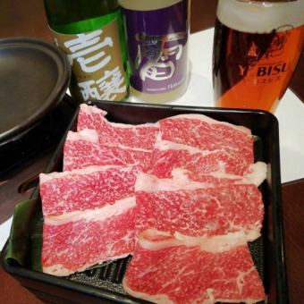 【仅限烹饪】陶瓷烤黑毛和牛、炸河豚等主厨搭配套餐“6,000日元套餐”（共8道菜）