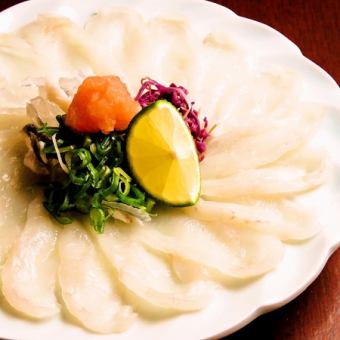 <Reservation required> Food only [Tiger pufferfish course] <7 dishes total> 9,800 yen