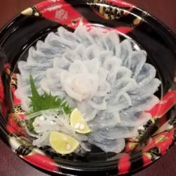 Fugu sashimi