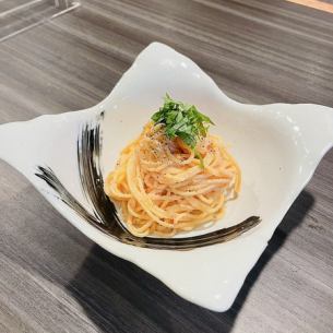 めんたいクリームパスタ