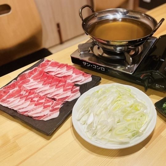 【全6品！豚しゃぶコース/飲み放題120分付き！】