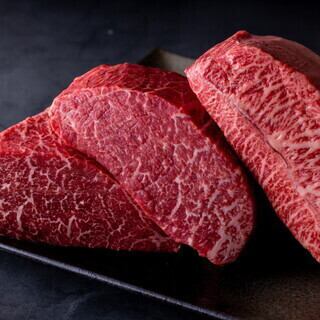 【黒毛和牛贅沢コース】ミスジ上ロース等黒毛和牛の美味しさを堪能！2時間飲み放題付き 6,500円