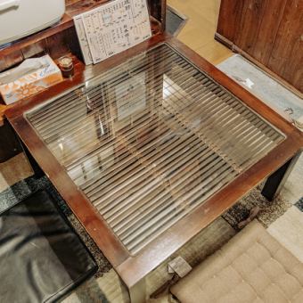 3名様までOKの掘りごたつタイプの落ち着く個室です◎