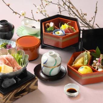 3月4月限定　夜食【1日20食限定】白水御膳「春霞膳」