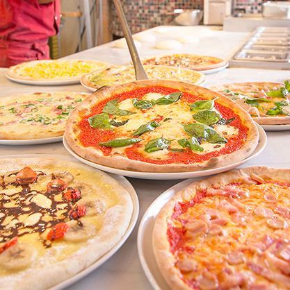 石窯焼ピッツァに自家製生パスタ！女子会・家族・誕生日利用等に
