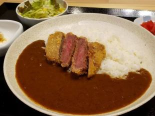 赤身の牛かつカレー定食