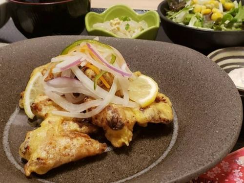 塩麹チキン南蛮定食