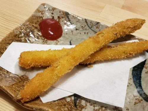 【季節限定】アスパラガスのカツ