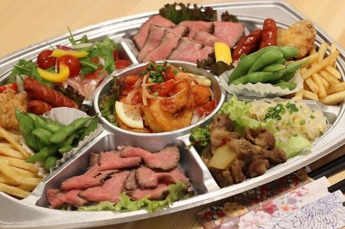 晴れやかな新年の食卓をいっそう賑やかに!迎春バラエティオードブル 4~5人前 【電話要予約・数量限定】