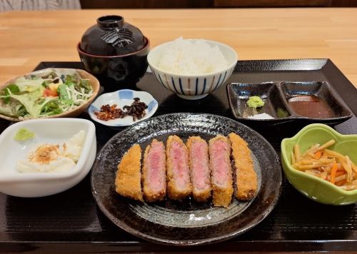 和牛かつ定食