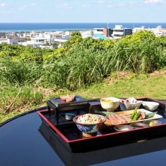 【和牛石焼きステーキ御膳】＜全8品＞お好きな焼き加減で味わえる和牛ステーキなど 4180円(税込)