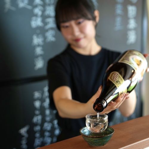 日本酒40種類完備!