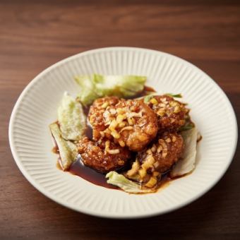 Shrimp with black vinegar sauce (regular)