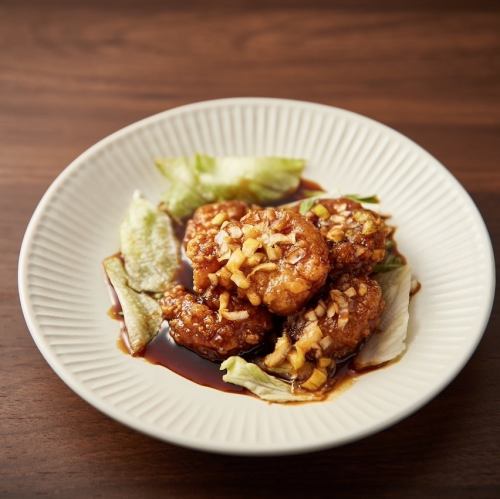 Shrimp with black vinegar sauce (regular)