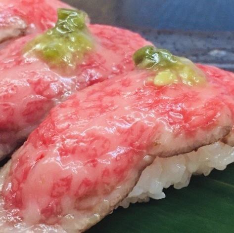 大人気★和牛レアステーキ握り