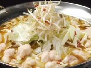 【宴会や女子会にオススメ!!】120分飲み放題付☆もつ鍋コース→3500円♪