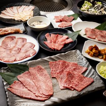 【料理のみ】宮崎牛3種盛りや牛ホルモンなど美酒と共にカジュアルに楽しむ♪+1500円(税込)で飲放