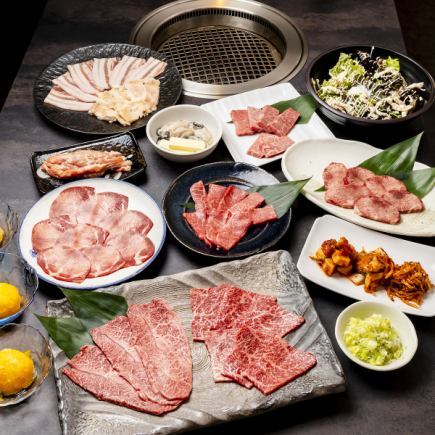 超值的宴会方案【附无限畅饮◆6,000日元→5,500日元套餐】如果您想随意享用优质肉类