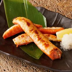 Broiled marinated cod roe