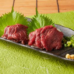 Assortment of two types of horse meat