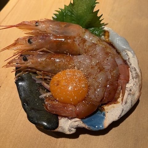 赤えびユッケ
