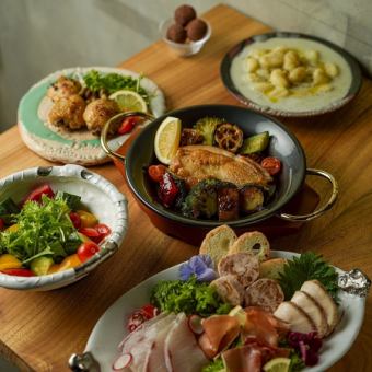 【コスパ◎】120分飲み放題付き 7品定番コース（税込4,000円）