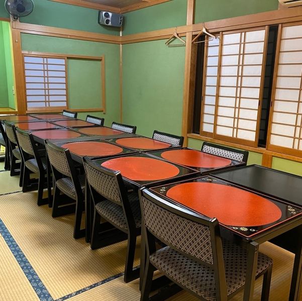 The large tatami room can accommodate up to 40 people per group! It can be used for a wide range of occasions such as celebrations, banquets, welcome and farewell parties, and memorial services.Please use it together with the banquet course where you can enjoy many dishes such as sushi and tempura at once ♪