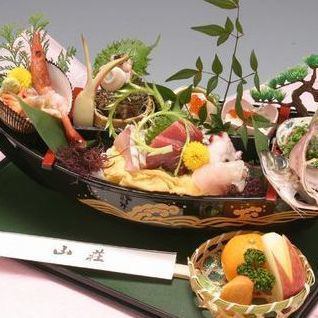 千葉県産の海鮮料理を堪能
