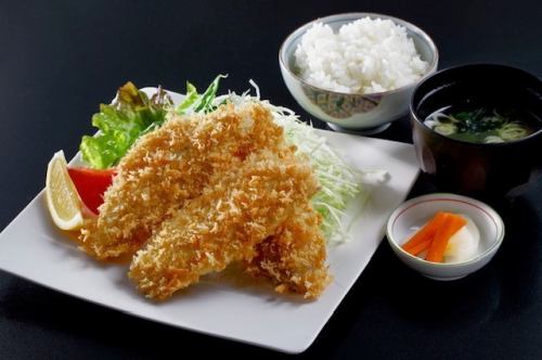 [Enjoy the ultimate fried horse mackerel] Fried horse mackerel set meal 1,680 yen