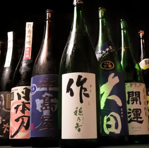 We prepare local sake from all over Japan!