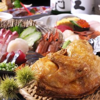 [Sunday-Thursday only] [Great fried chicken half course] 10 dishes + 2 hours all-you-can-drink ★ 5,500 yen! 5,000 yen on weekdays!!