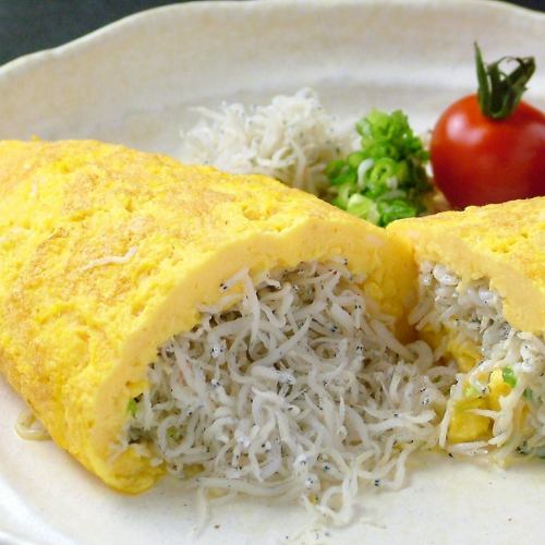 Shirasu omelet
