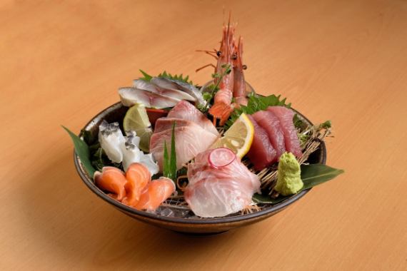 Selectable sashimi (3 to 7 types)
