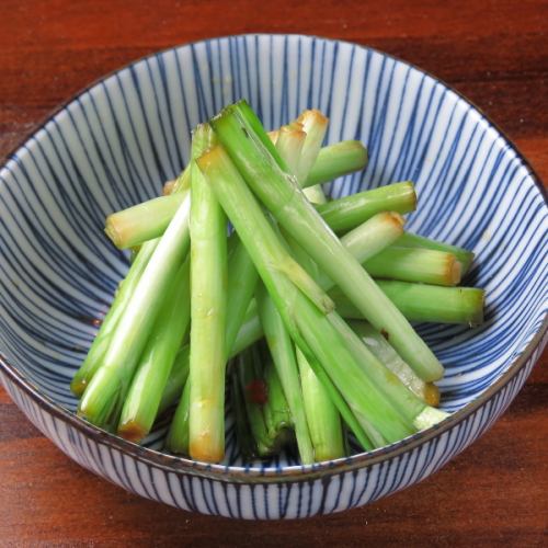 茎ニラ醤油漬け