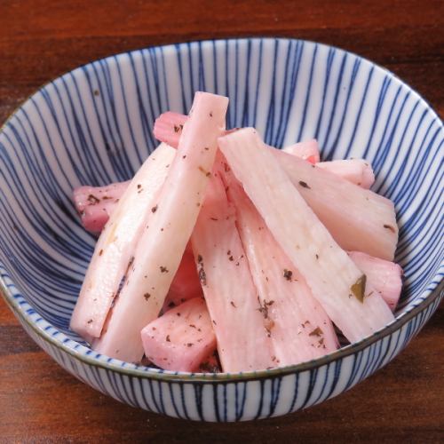 長芋の赤しそ漬け