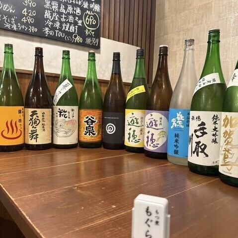 店主厳選の石川地酒！地元愛が生んだ常時7～8種のラインナップ
