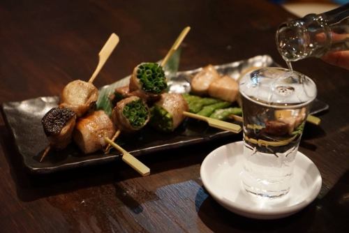 福岡著名的蔬菜捲 不只是五島產的魚！炭烤蔬菜捲也很受歡迎！
