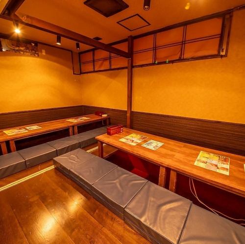 【掘りごたつ個室】15名様～25名様でご利用いただけるお座敷個室。